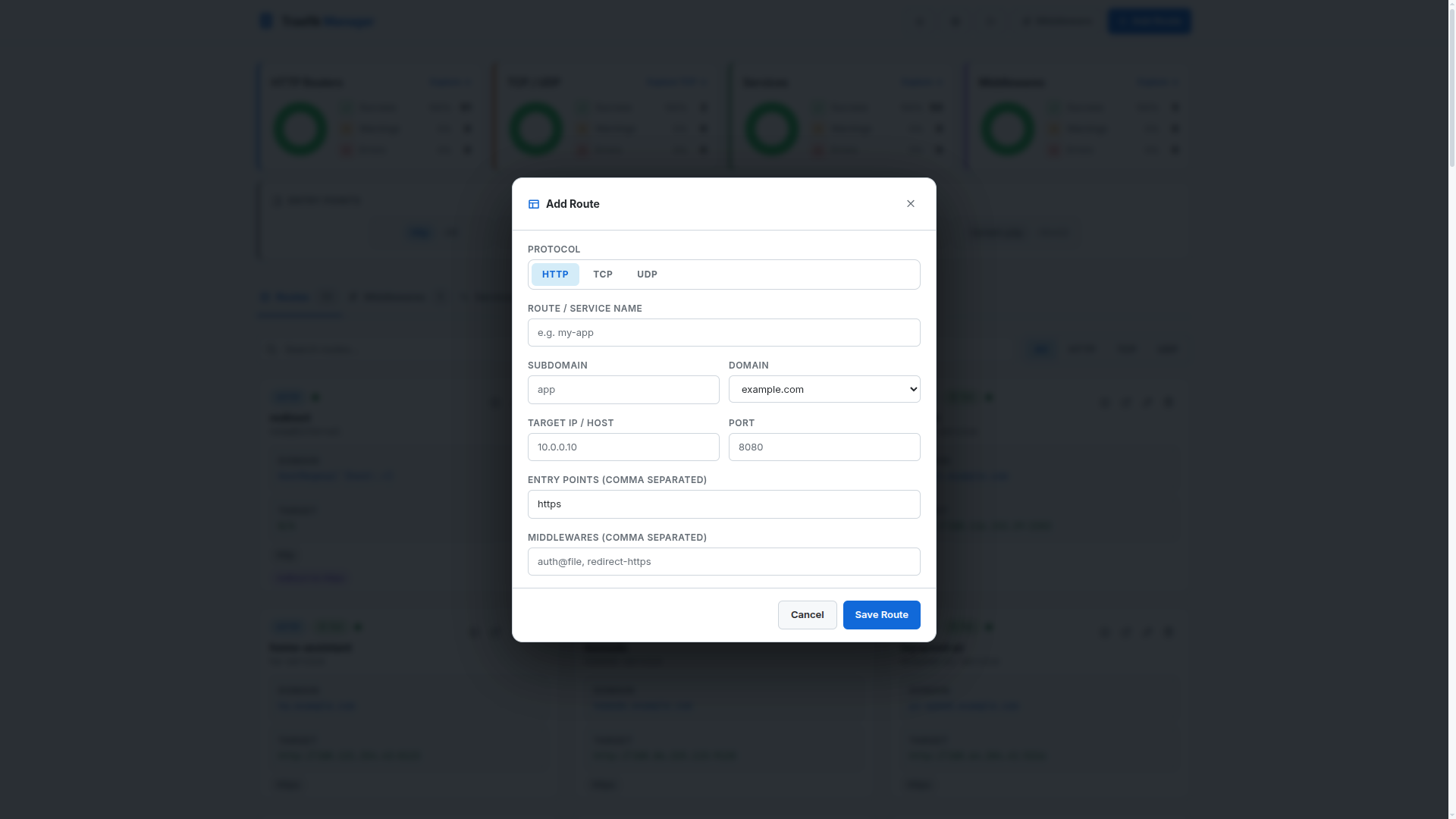 Add HTTP route (light)